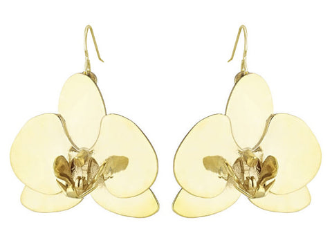 Orchid Flower - 18K Gold