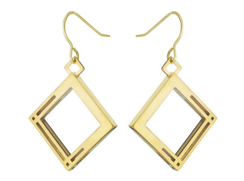 Solid to Structure Square (S) - 18K Gold