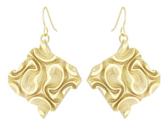 Tessellated Tile (L) - 18K Gold