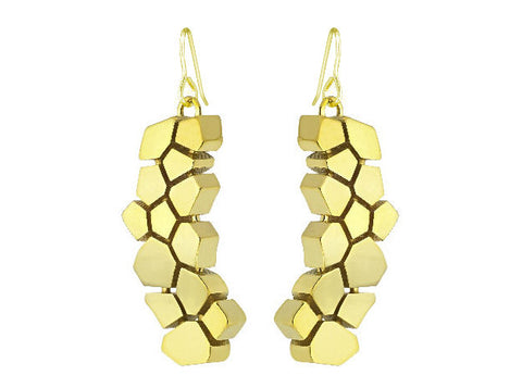 Voronoi Block (S) - 18K Gold