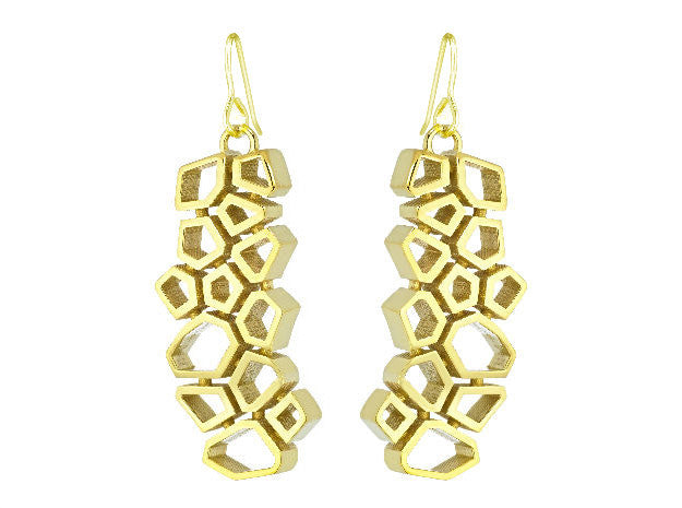 Voronoi Frame (S) - 18K Gold