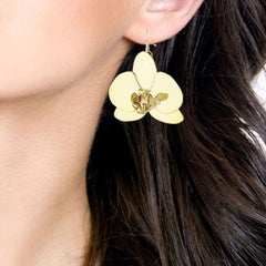 Orchid Flower - 18K Gold