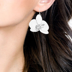Orchid Flower - Silver