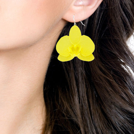 Orchid Flower (S) - Yellow