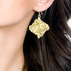 Tessellated Tile (L) - 18K Gold